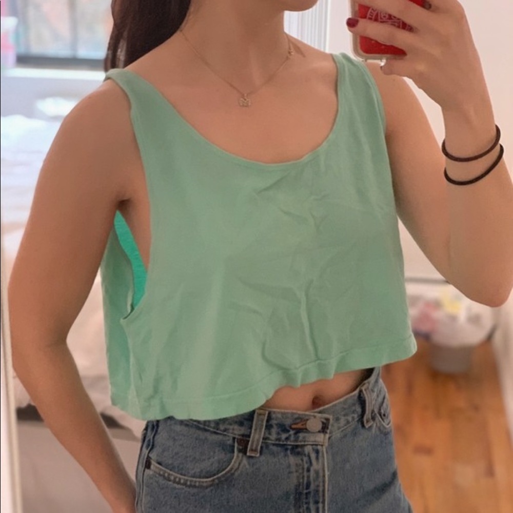 American apparel crop top